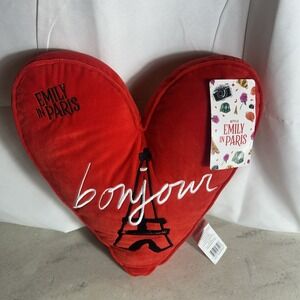 Emily in Paris Decorative Throw Pillow - Super Soft Heart Shaped Pillow - Mea...